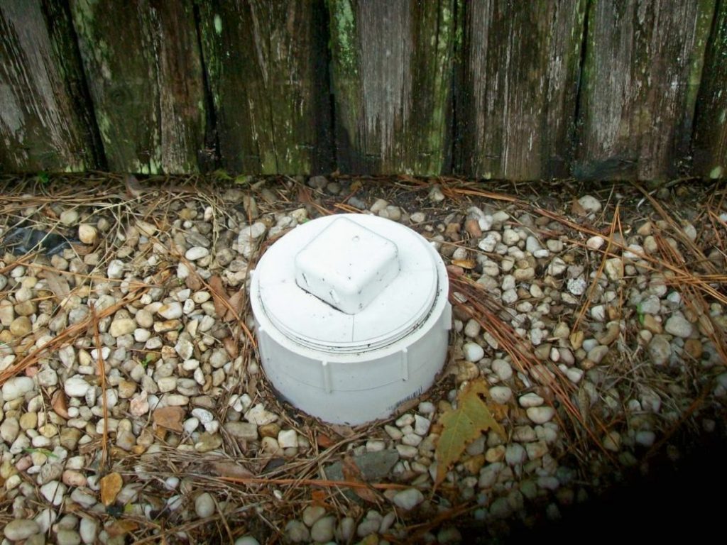 Improper way to pump a septic tank
