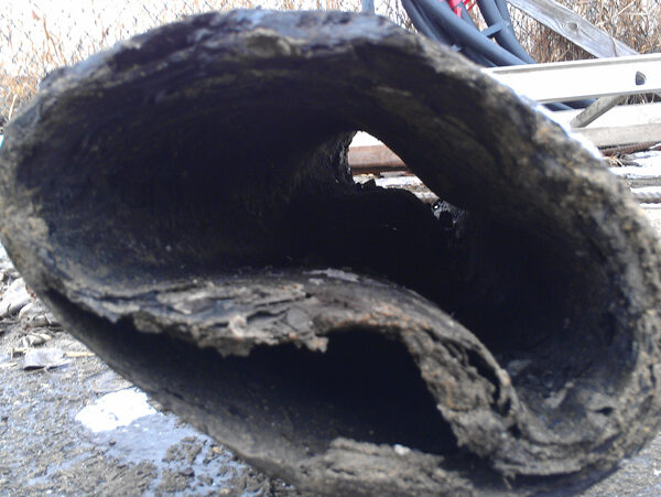 Collapsed Orangeburg Needs Sewer Line Repair