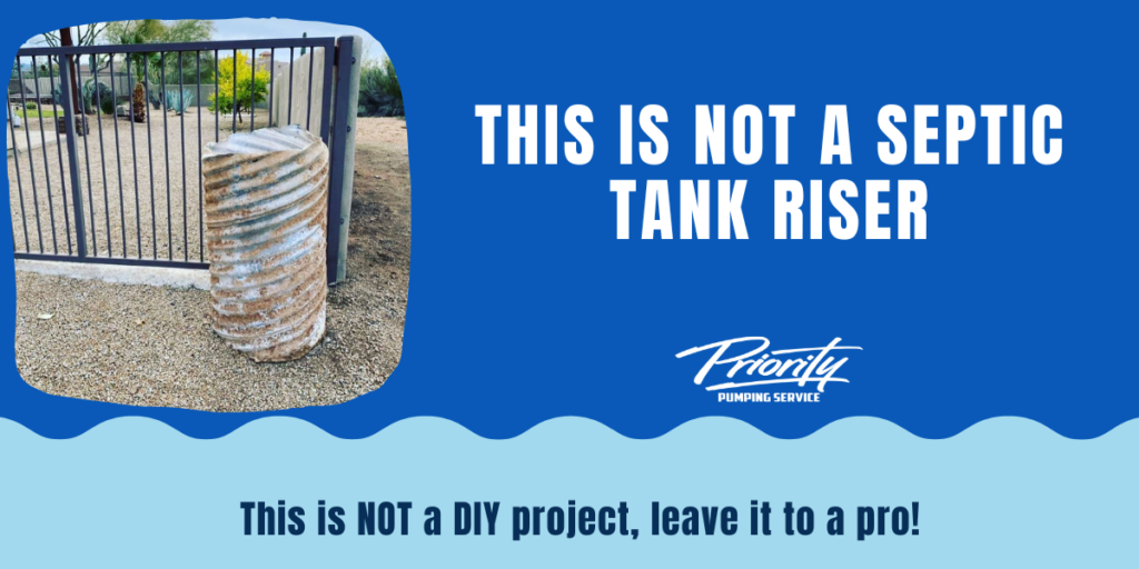 This is NOT A Septic Tank Riser