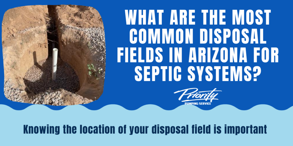 What are the most common disposal fields in Arizona for septic systems 2