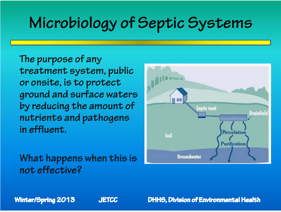 Microbiology Of Septic Systems