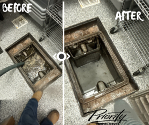 Before and After Grease Trap