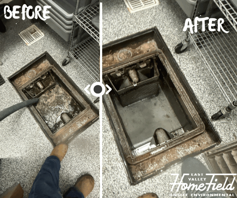 Before and After Grease Trap