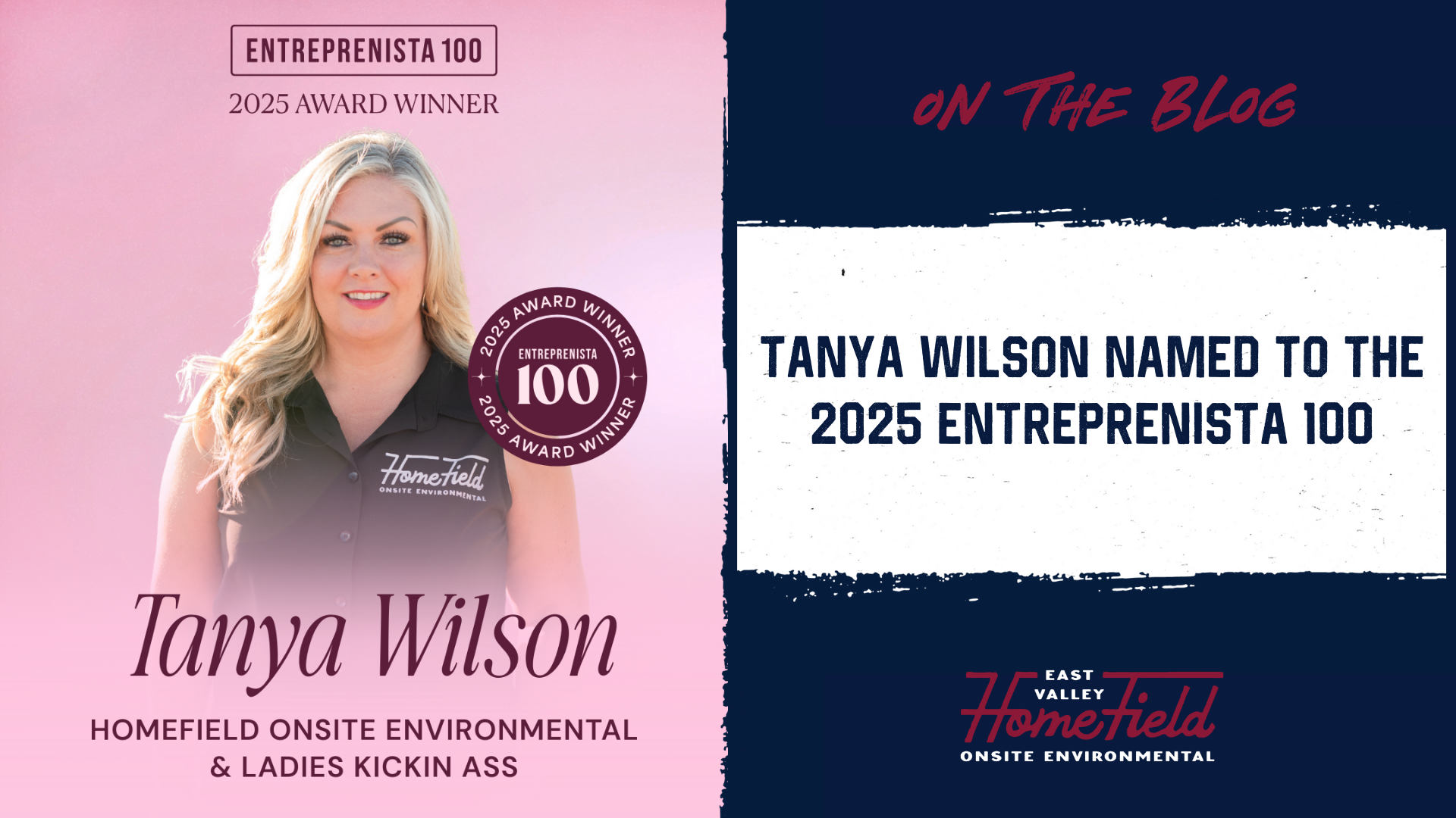Tanya Wilson recognized as a 2025 Entreprenista 100 honoree for leadership and business growth